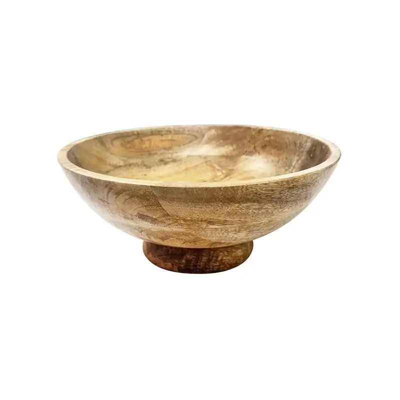 Olympia Footed Bowl Mango Wood - 280mm
