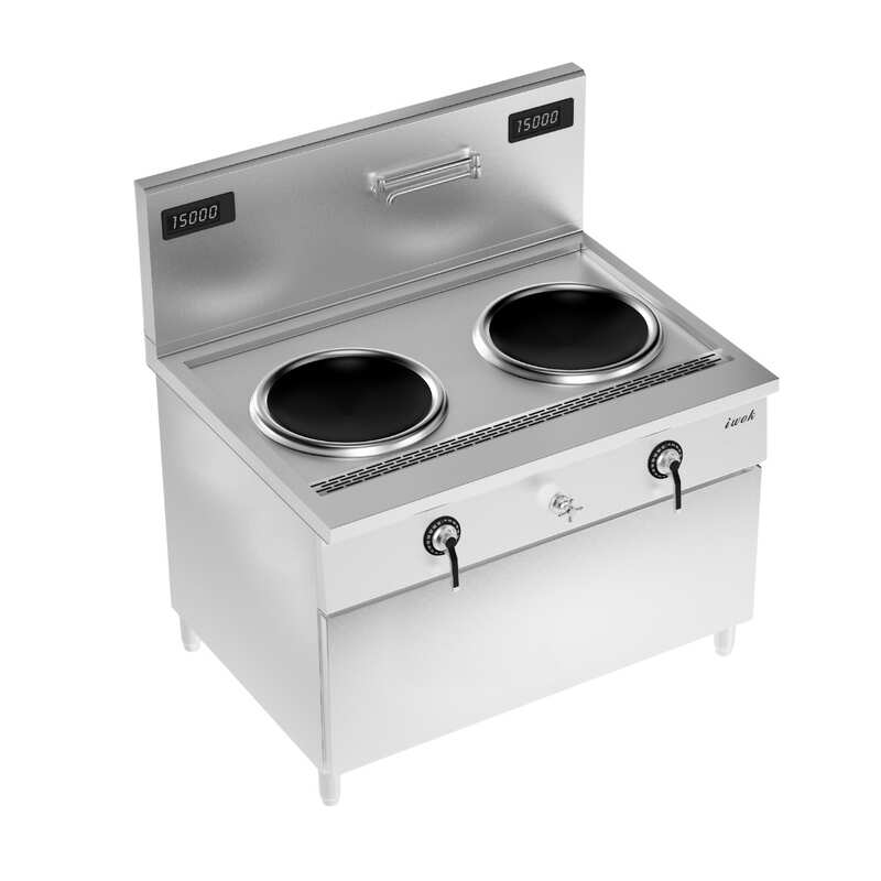 IWOK iWok-2 - Commercial Induction Double Wok - 3 Phase