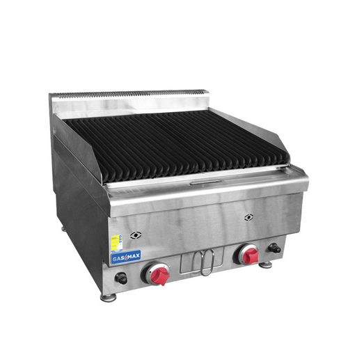 Gasmax JUS-TRH60ELPG - Benchtop 2 LPG Burner Chargrill - LPG