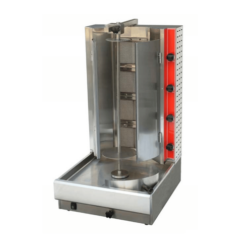 Gasmax KB-4LPG - Semi-Automatic 4 Burner Kebab Machine - LPG