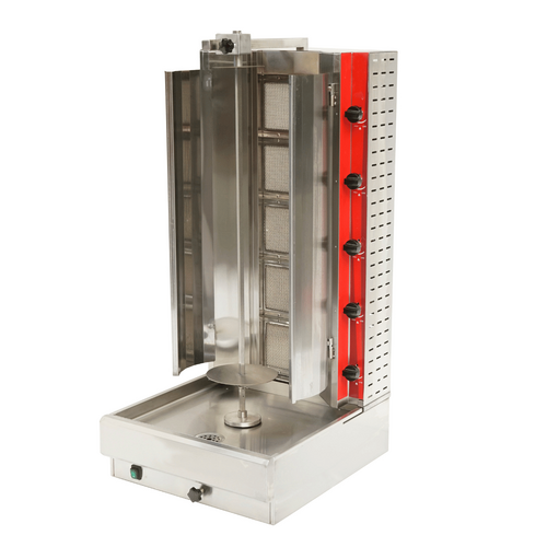 Gasmax KB-5LPG - Semi-Automatic 5 Burner Kebab Machine - LPG