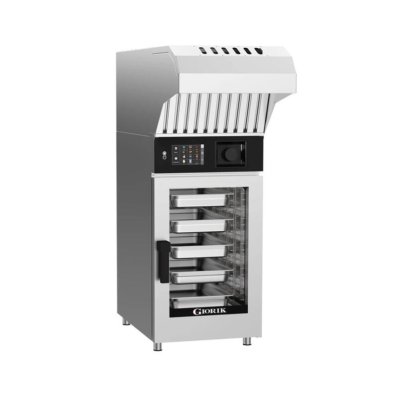 Giorik KB101WT.SF.H - Kore Compact Electric Combi Oven 10 X 1/1 GN - Filter & Recirculating Ventless Hood