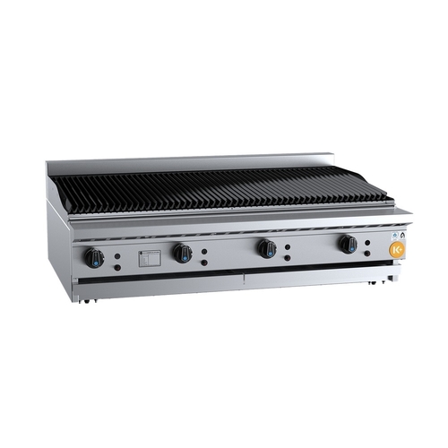 B+S K+ KCBR-12BM Gas Char Broiler 1200mm Bench Mounted