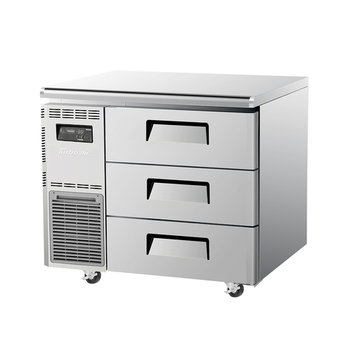 Turbo Air KUF9-3D-3-N - Undercounter 3 Drawer Freezer - 900mm wide