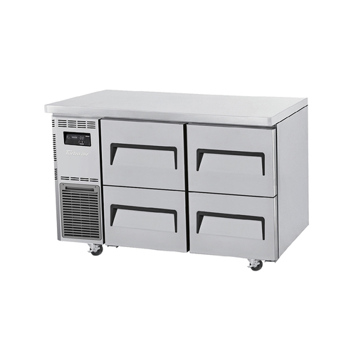 Turbo Air KUR12-2D-4-N - Undercounter 4 Drawer Fridge - 1200mm wide