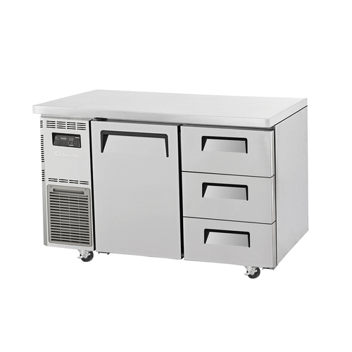 Turbo Air KUR12-3D-3-N - Undercounter 1 Door / 3 Drawer Chiller - 1200mm wide
