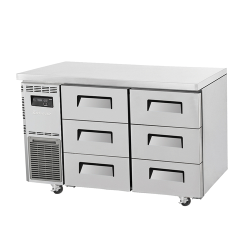 Turbo Air KUR12-3D-6-N - Undercounter 6 Drawer Fridge - 1200mm wide