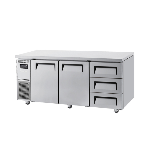 Turbo Air KUR18-3D-3-N - Undercounter 2 Door / 3 Drawer Chiller - 1800mm wide
