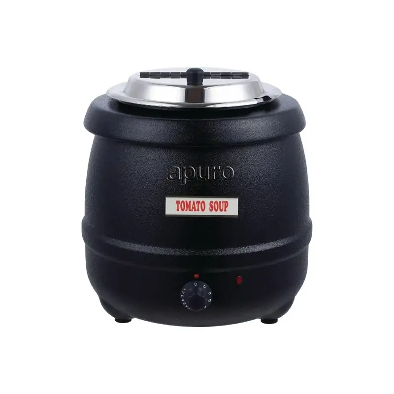 Apuro L715-A Black Soup Kettle 10Ltr