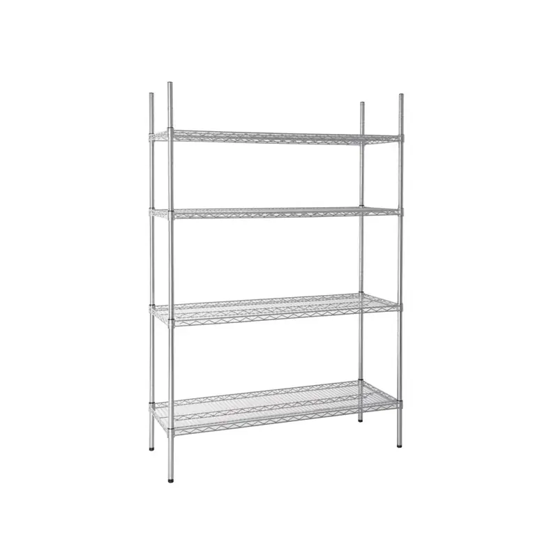 Vogue Flat Pack 4 Shelf Unit 1220x460x1830mm