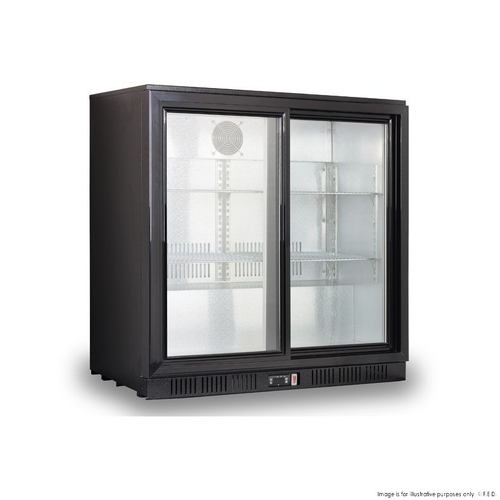 Thermaster LG-208SC - Double Sliding Door Bar Cooler 900mm