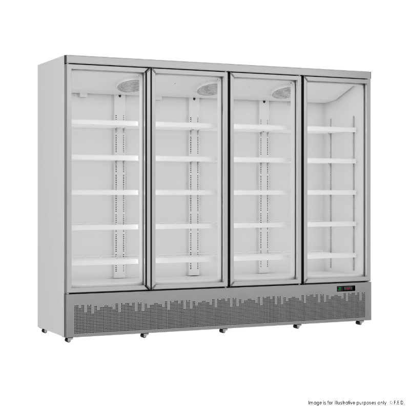 Thermaster LG-2200GBM - Four Door Supermarket Fridge - 2248L