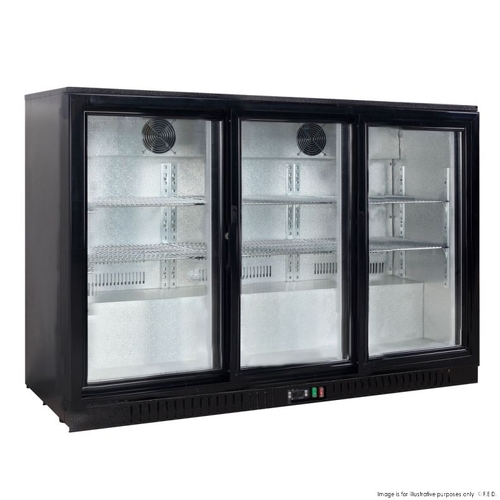 Thermaster LG-330SC - Three Sliding Door Bar Cooler 1350mm