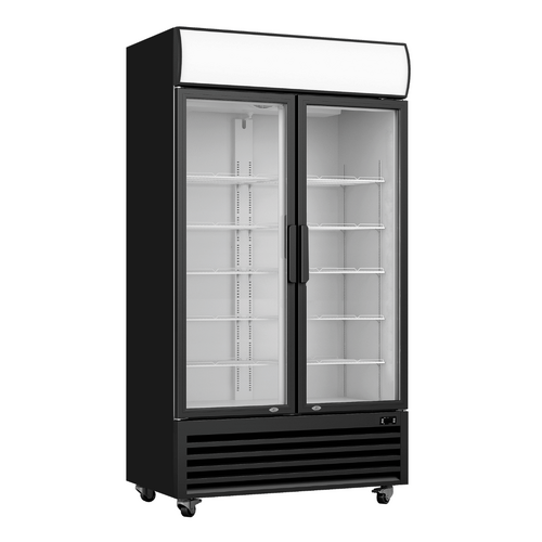 Thermaster LG-580BP - Double Glass Door Colourbond Upright Drink Fridge