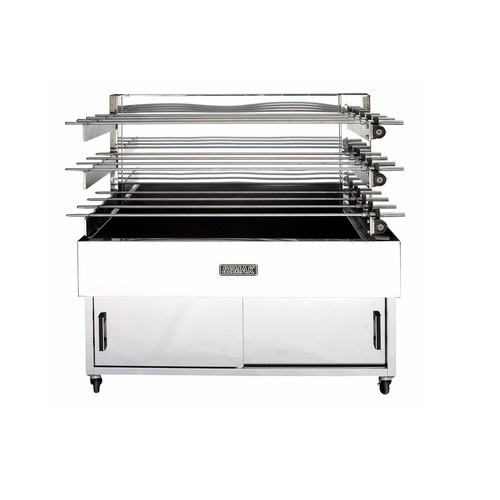 Semak M28C Charcoal Rotisserie 3 Tier with 12 Spits