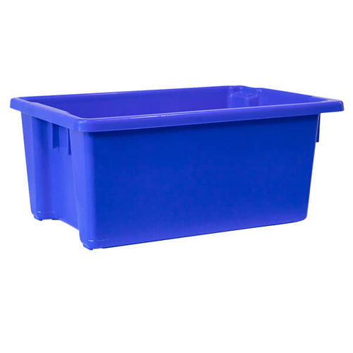 Crate 52lt Food Safe / Stackable - Blue