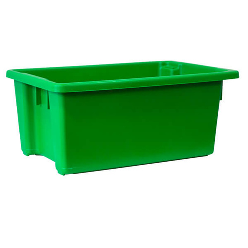 Crate 52lt Food Safe / Stackable - Green