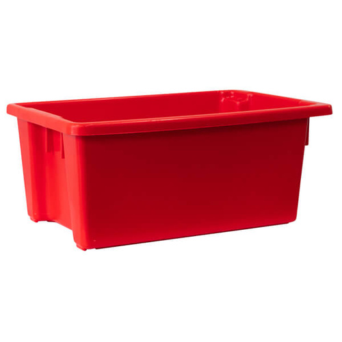 Crate 52lt Food Safe / Stackable - Red