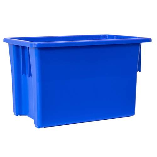 Crate 68lt Food Safe / Stackable - Blue