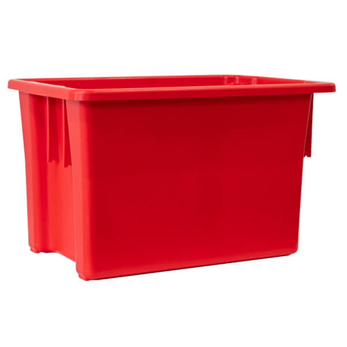 Crate 68lt Food Safe / Stackable - Red