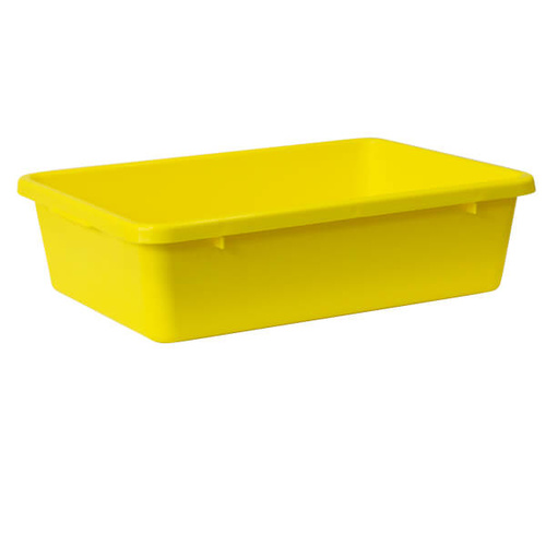 Crate 22lt Food Safe - Yellow