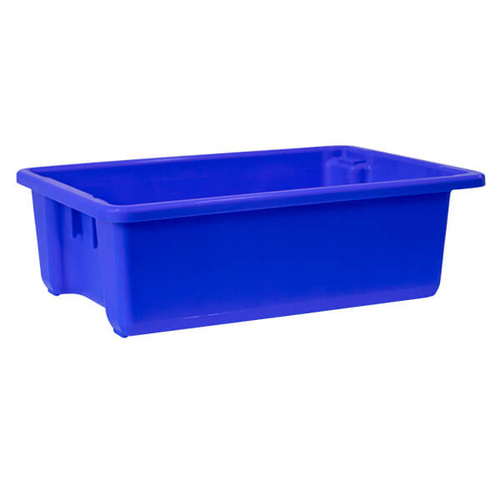 Crate 32lt Food Safe / Stackable - Blue