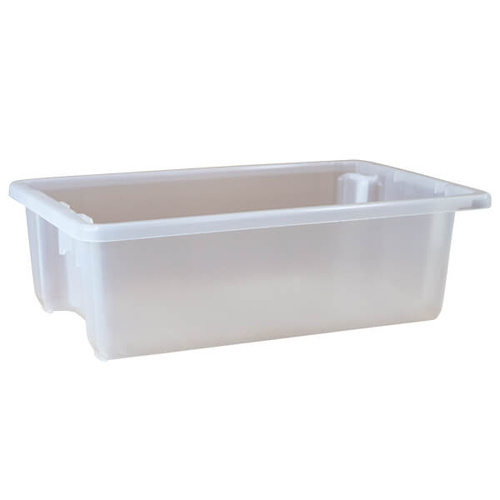 Crate 32lt Food Safe / Stackable - Clear