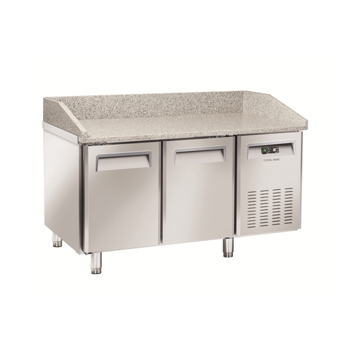 Saltas MPB0020 - 2 Door Marble Top Pizza Fridge