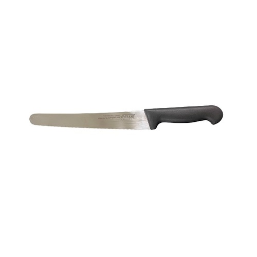 Nella 10" Bread Knife Black - Plastic Handle