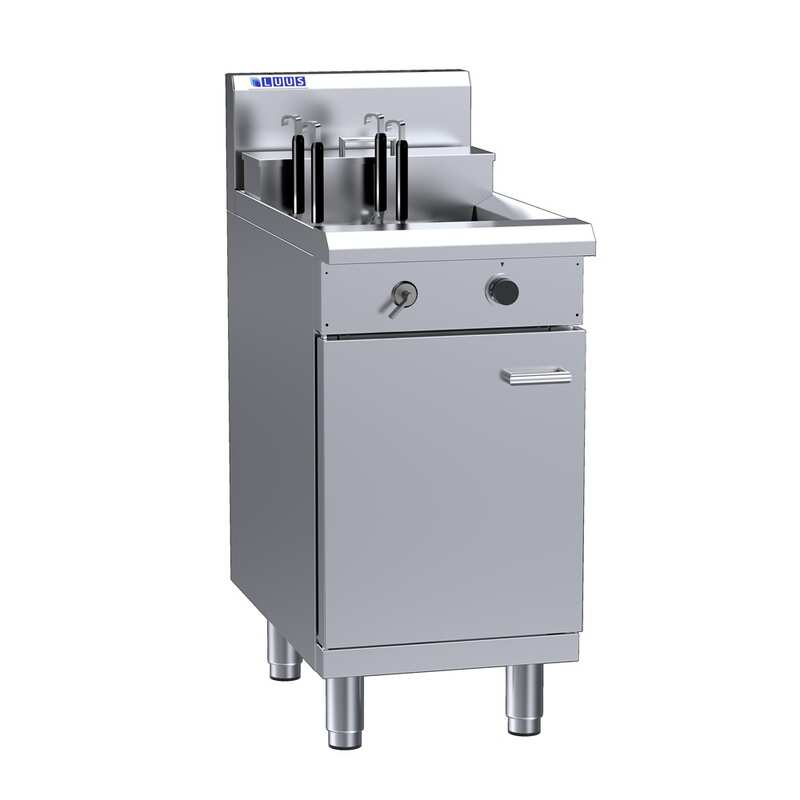 Luus NC-45-A - Gas Noodle Cooker - 4 Basket & 1x 11L Soup Pots