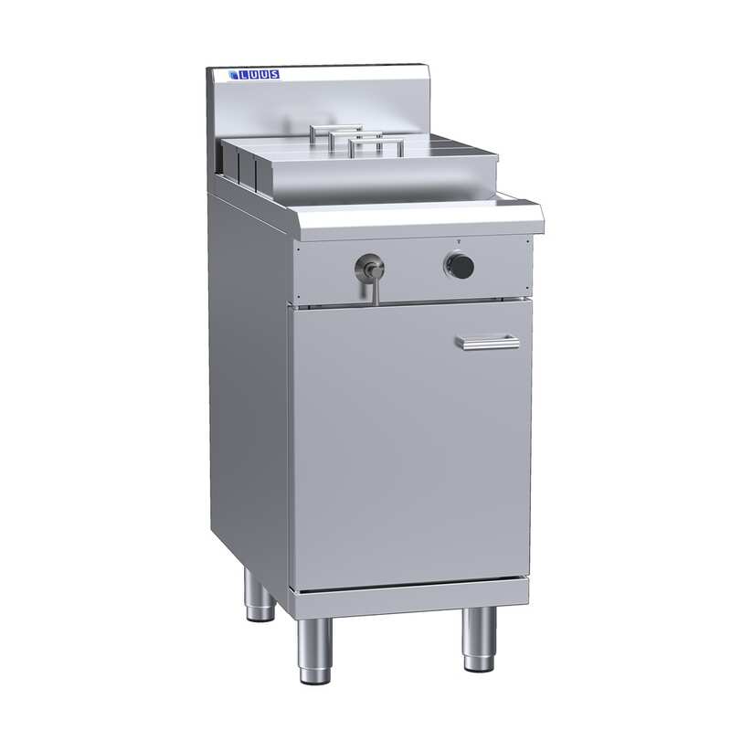 Luus NC-45-C - Gas Noodle Cooker - 3x 11L Soup Pots