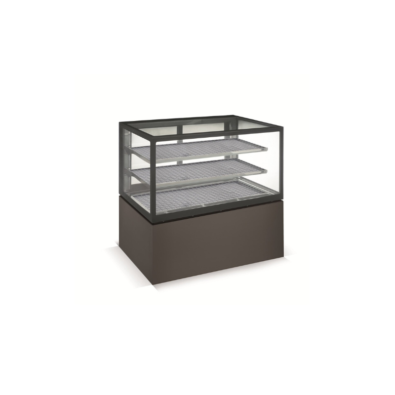 Anvil NDHV3730 Square Glass Hot Display 3 Tier - 900mm