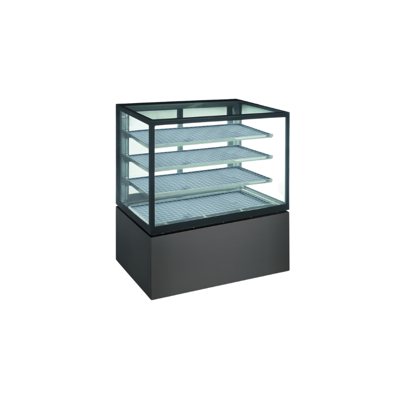 Anvil NDHV4740 Square Glass Hot Display 4 Tier - 1200mm