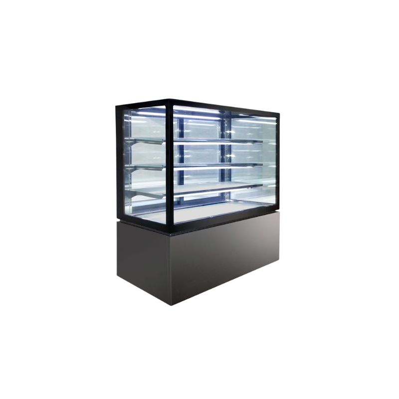 Anvil NDSV4730 Square Glass Cake Display 4 Tier - 900mm