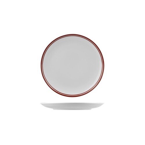 Rak Nano Cru Round Coupe Plate Red 210mm (Box of 12)