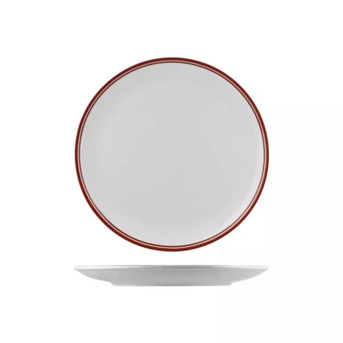 RAK Nano Cru Round Coupe Plate Red 290mm (Box of 12)