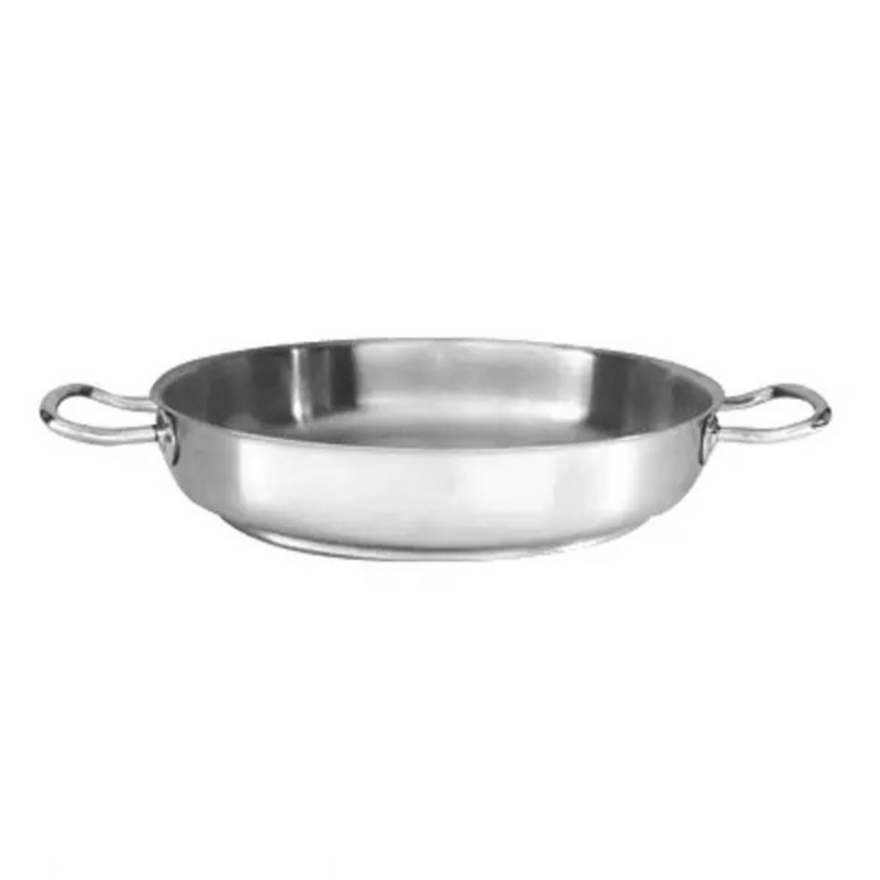 Pujadas Paella Pan 240x60mm / 2.7Lt 18/10 Stainless Steel 