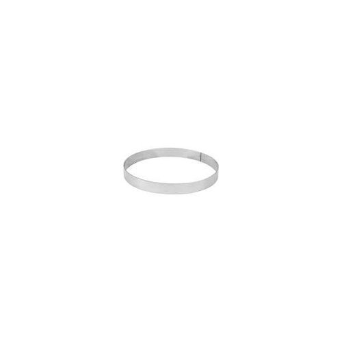 Tart Ring 180x20mm 18/8 Stainless Steel 
