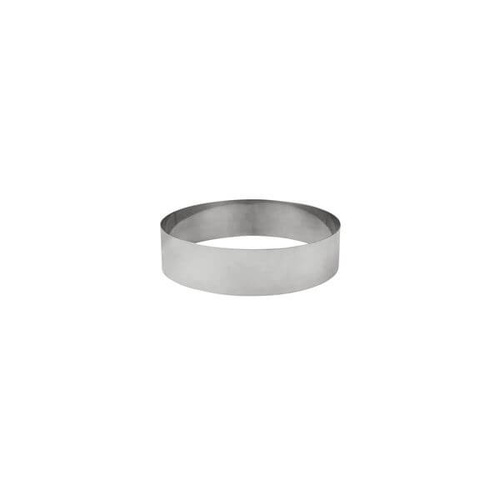 Tart Ring 180x45mm 18/8 Stainless Steel 
