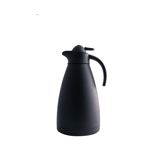 Pujadas Vacuum Jug 1000ml 18/10 Stainless Steel, Black