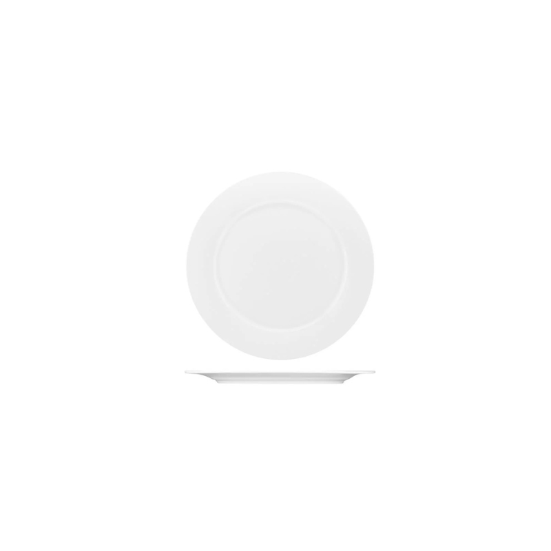 AFC Pacific Bone China Wide Rim Plate 155mm (Box of 48)