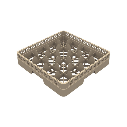 Pujadas 16 Compartment Glass Rack (Maximum Glass Diameter 113mm) 500x500x80mm