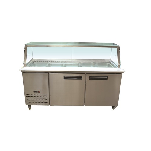 Thermaster PG180FA-YG - Premium Stainless Steel Cold Salad and Noodle Bar - 1800mm