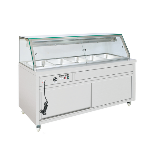 Thermaster PG180FE-XG - Wet and Dry Bain Marie Display 5x 1/1 GN Pans