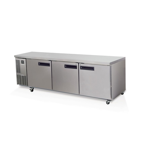 Skope PG800HC - 3 Solid Door 2/1 Underbench GN Fridge
