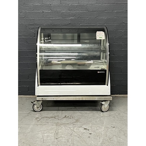 Pre-Owned Anvil DGC0530 - Curved Glass Cake Display 900mm
