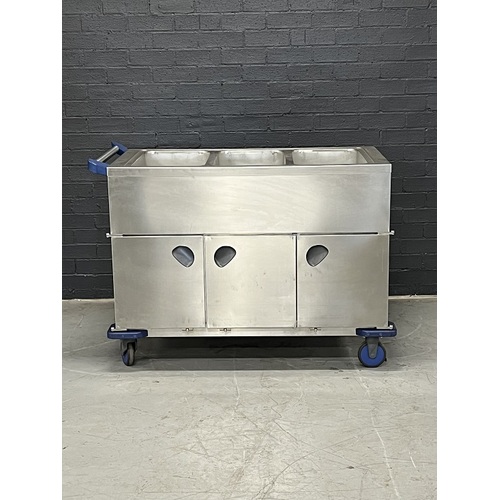 Pre-Owned Blanco Mobile Bain Marie 3x 1/1 with Warming Cabinet 