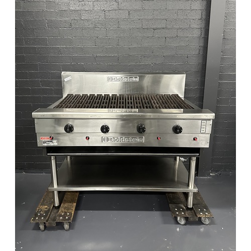 Pre-Owned Goldstein RBA-48L - 1200mm Gas Chargrill on Leg Stand