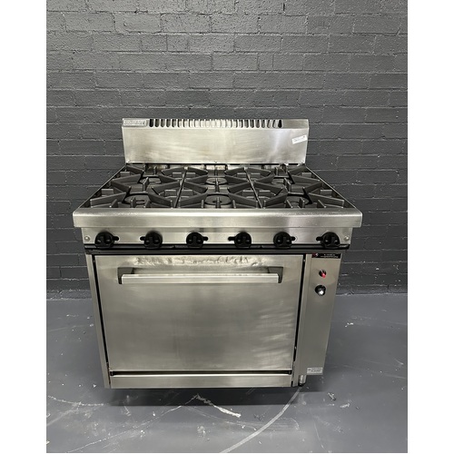 Pre-Owned Waldorf RN8610G - 6 Burner Gas Cooktop with Static Oven
