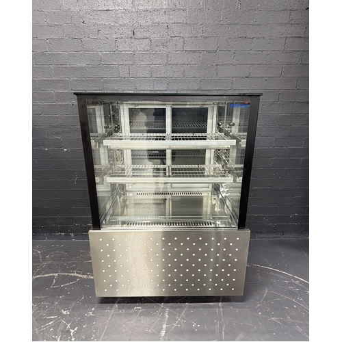 Pre-Owned Bonvue SG090FE-2XB - Square Glass Hot Food Display 900mm
